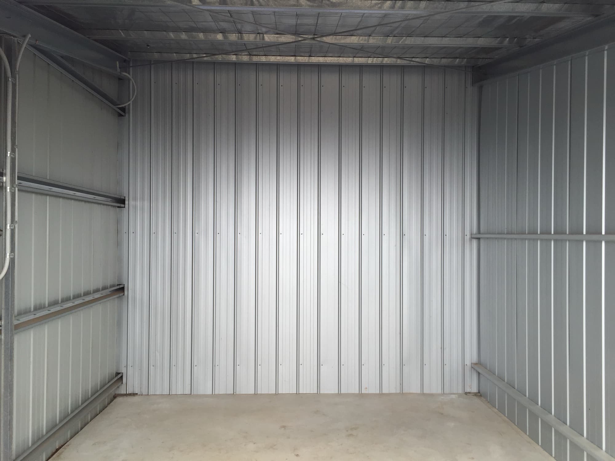 An empty unit, swept and ready to move in